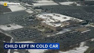 2 in custody after child found in cold car outside Parx Casino in Bensalem