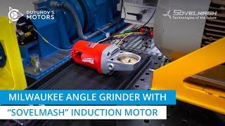 Milwaukee angle grinder with "Sovelmash" induction motor