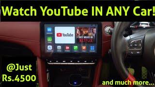 How To Watch Youtube In Any Car with CarPlay for just Rs.4500/-  Atobility WA3