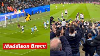 Tottenham Fans Reactions to James Maddison 2 Goal vs Manchester City