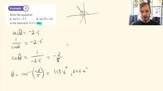 Solving equations with sec, cosec and cot