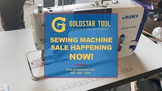 SEWING MACHINE SALE HAPPENING NOW! - Goldstartool.com - 800-868-4419