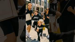 Prince Harry & Kids SLO MO Jumps #princeharry #meghanmarkle #fun #happy #love #family #cute #shorts