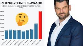 UK energy price cap to rise 80% to £3,549 this October. Damion Merry. Luxury Property Partners.