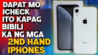 MGA DAPAT ALAM MO KAPAG BIBILI KA NG SECOND HAND IPHONES!