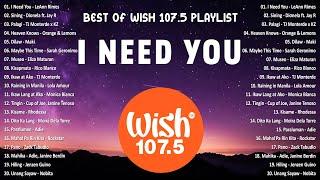 Best Of Wish 107.5 Songs Playlist 2024 | The Most Listened Song 2024 On Wish 107.5 | OPM Songs #opm