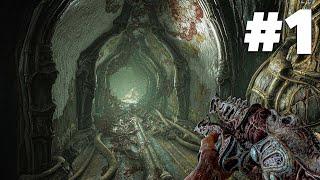 SCORN Gameplay Walkthrough Part 1 - CRANE PUZZLE