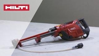 HOW TO use Hilti DD 30-W diamond coring tool for hand-held drilling