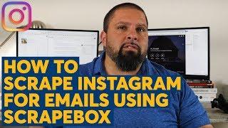 How To Scrape Instagram For Emails with ScrapeBox