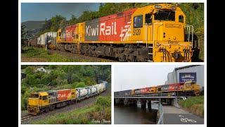 A Trio Of LOUD KiwiRail Freight Trains