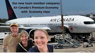 Our new team member compares Air Canada's B777 Premium Economy with Economy Class #travel#aircanada