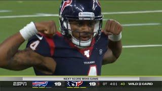 Deshaun Watson Miracle Play pass to Taiwan Jones | Bills vs Texans playoff game NFL 2019