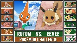 POKÉMON FORM BATTLE: EEVEE vs ROTOM  (Pokémon Sun/Moon)