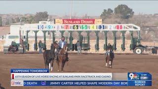 65th season of live horse racing at Sunland Park Racetrack and Casino