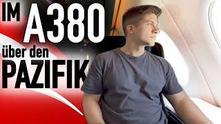 Im A380 über den Pazifik! Qantas Premium Economy von Melbourne nach Los Angeles | AeroNewsGermany