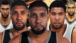 Tim Duncan From NBA 2K to NBA 2K16