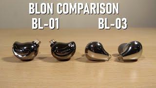 Blon BL-01 and BL-03 Comparison