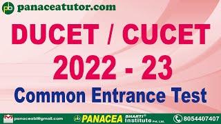 DUCET / CUCET 2022 - 23 Common Entrance Test | Delhi University | Central Universities