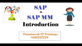 What is SAP Material Management (SAP MM) | SAP MM Online Training demo by Kumar |