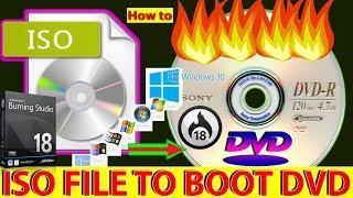 HOW TO MAKE ISO Image To BOOTABLE CD/DVD 2017 Ashampoo Burning Studio 8