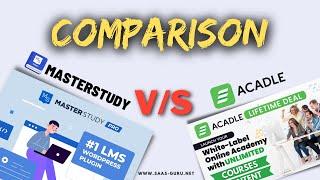 Acadle vs Masterstudy LMS: Which 1 Best for Creating Online Courses?