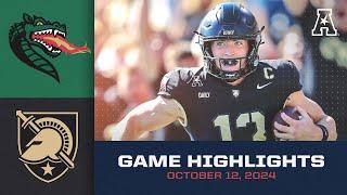 Game Highlights: UAB at Army (October 12, 2024)