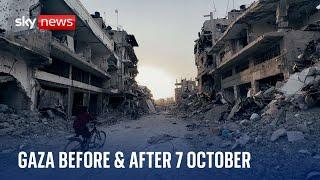 Gaza before and after 7 October | Israel-Hamas War