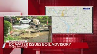 DC Water issues boil water advisory for parts of Northwest