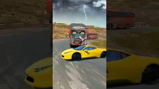 Logging Trucks Zombie VS Robot Zombie #shorts  #truck #viral #monstertruck #zombiesurvival