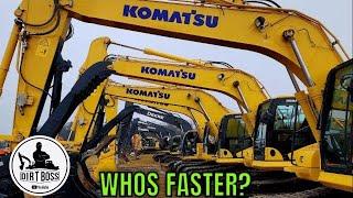 Lyons Auction fastest Excavator I could find?