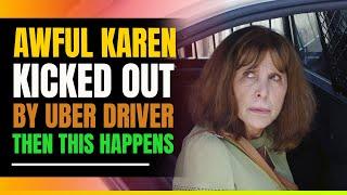 Awful Karen Kicked Out By Uber Driver. Then This Happens