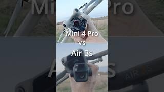 Crazy Sport Mode: DJI Mini 4 Pro vs New Air 3s! #dji #drone