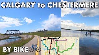 Easy Bike Ride to Chestermere from Calgary