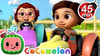 Nina's Chug Chug Tractor Race! + More Nina's Familia! | CoComelon Nursery Rhymes & Songs