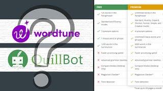 Wordtune Vs QuillBot - KNOW THIS BEFORE USING!