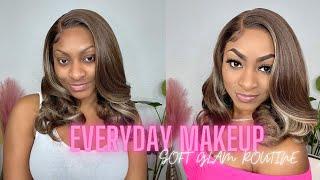 *DETAILED* STEP BY STEP EYEBROW TUTORIAL | EVERYDAY NATURAL SOFT GLAM MAKEUP ROUTINE FOR WOC!