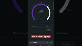 Jio AirFiber 5G Speed Test