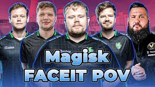 Magisk (18-3) with s1mple, dupreeh, Snappi, zonic (Nuke) | FACEIT Ranked #CS2 #POV