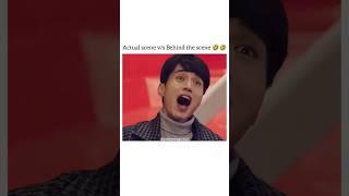 Actual scene v/s Behind the scene  #shorts #goblin #viralvideo #kdramaedit #trending #funny