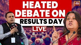 Rajdeep Sardesai Live: Amit Malviya Vs Supriya Shrinate | Haryana Election Results | Live News