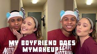 MY BOYFRIEND DOES MY MAKEUP!! | Camryn Hope