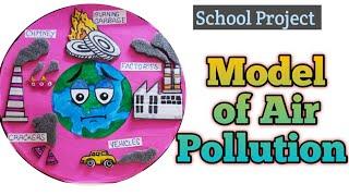 Model of Air pollution/how to make Air pollution Model for School exhibition/Kansal Creation