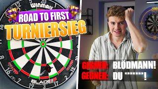 GEGNER BELEIDIGT MICH im ONLINE DARTS TURNIER!  Road to First Turniersieg #31 