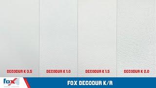 Fox Decodur K - Enduit décoratif à base d’acrylique