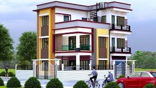 House Design | Modern House 2.5 Storey | 8.7m x 15m with 8 Bedrooms