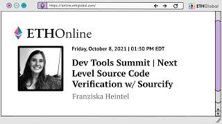 Next Level Source Code Verification w: Sourcify