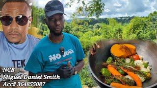 Bake bean & Saltfish w vegetables rice | Colaz Smith tv Kingston team