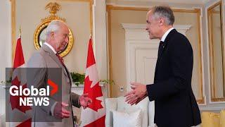 King Charles, Queen Camilla meet Canadian PM Mark Carney during visit to Canada | FULL