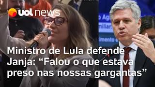 Ministro de Lula defende Janja e diz que insulto a Elon Musk estava 'preso nas nossas gargantas'