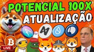 MEMECOINS E ALTCOINSPOTENCIAL 100XATUALIZAÇÃO GRÁFICA E OPORTUNIDADES